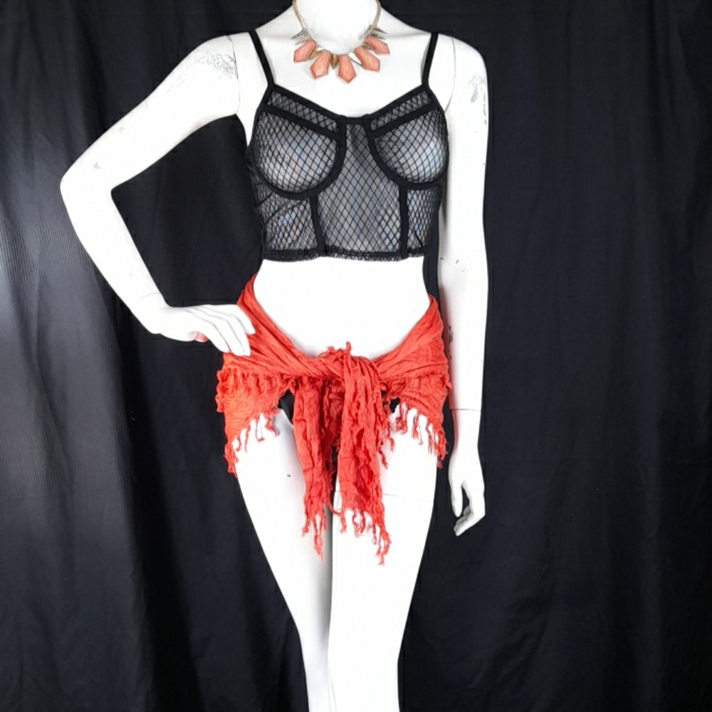 Cover-up, Wrap or Scarf Fringe 100% Rayon 32x32